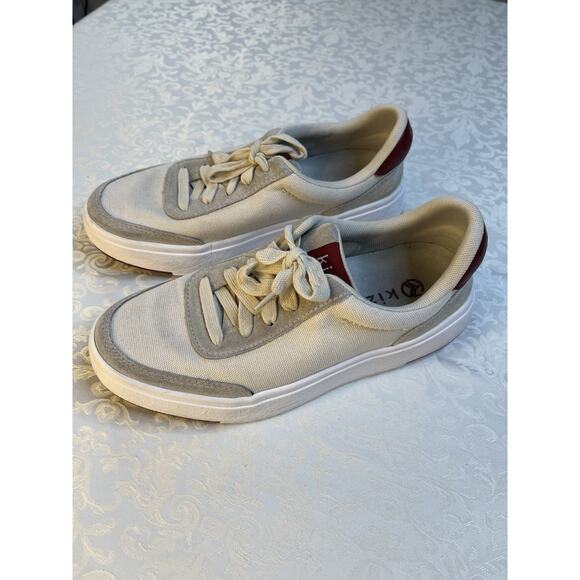 Kizik Women's Prague Casual Sneakers Shoes Crème Brulee Red Size W's 6.5 M's 5 - Picture 3 of 10